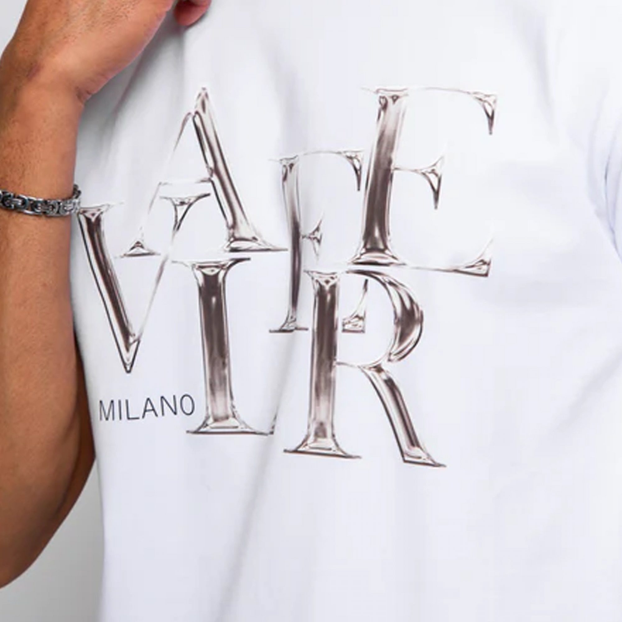 Valere Caimo Logo T-Shirt White