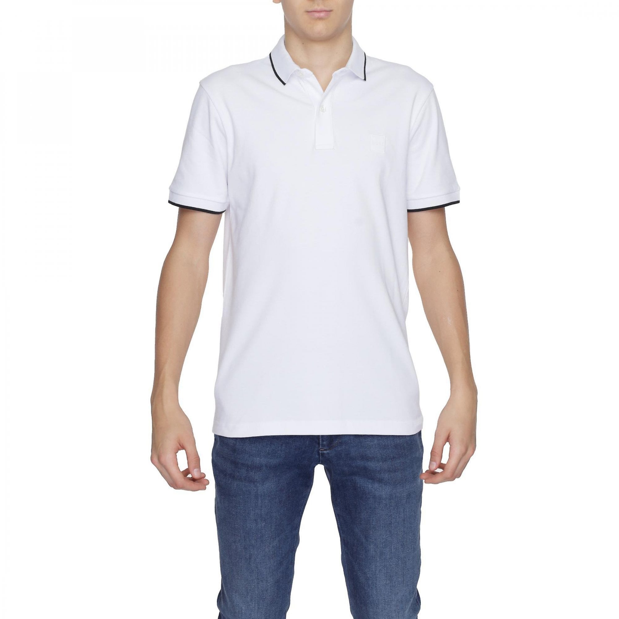 Hugo Boss Passertip Pique Polo White 100 50507699