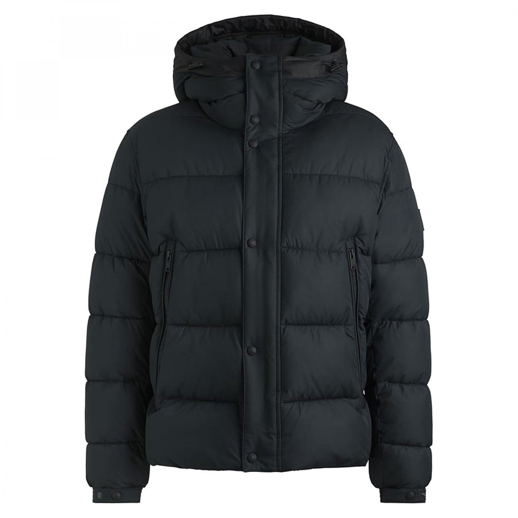Hugo Boss Omaris Black Hooded Puffer Jacket 001 50528573