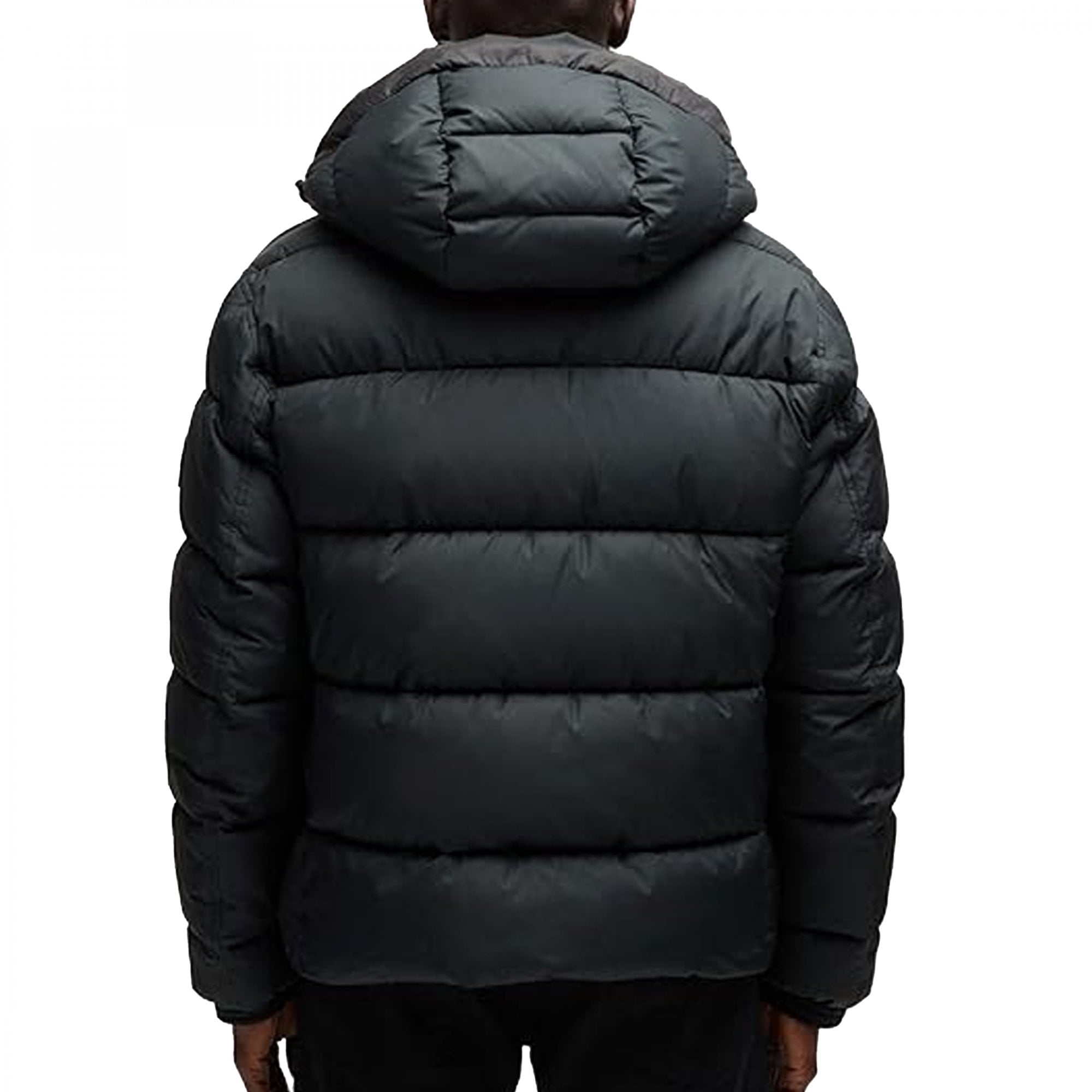 Hugo Boss Omaris Black Hooded Puffer Jacket 001 50528573