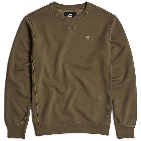GStar Raw Premium Core Crew Sweatshirt Turf Green D16917