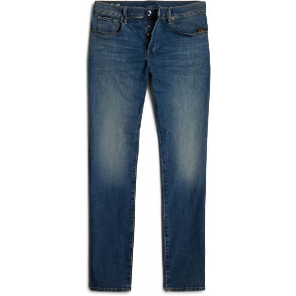 GStar 3301 Slim Vintage Medium Aged Blue Jeans 51001 8968 2965 43