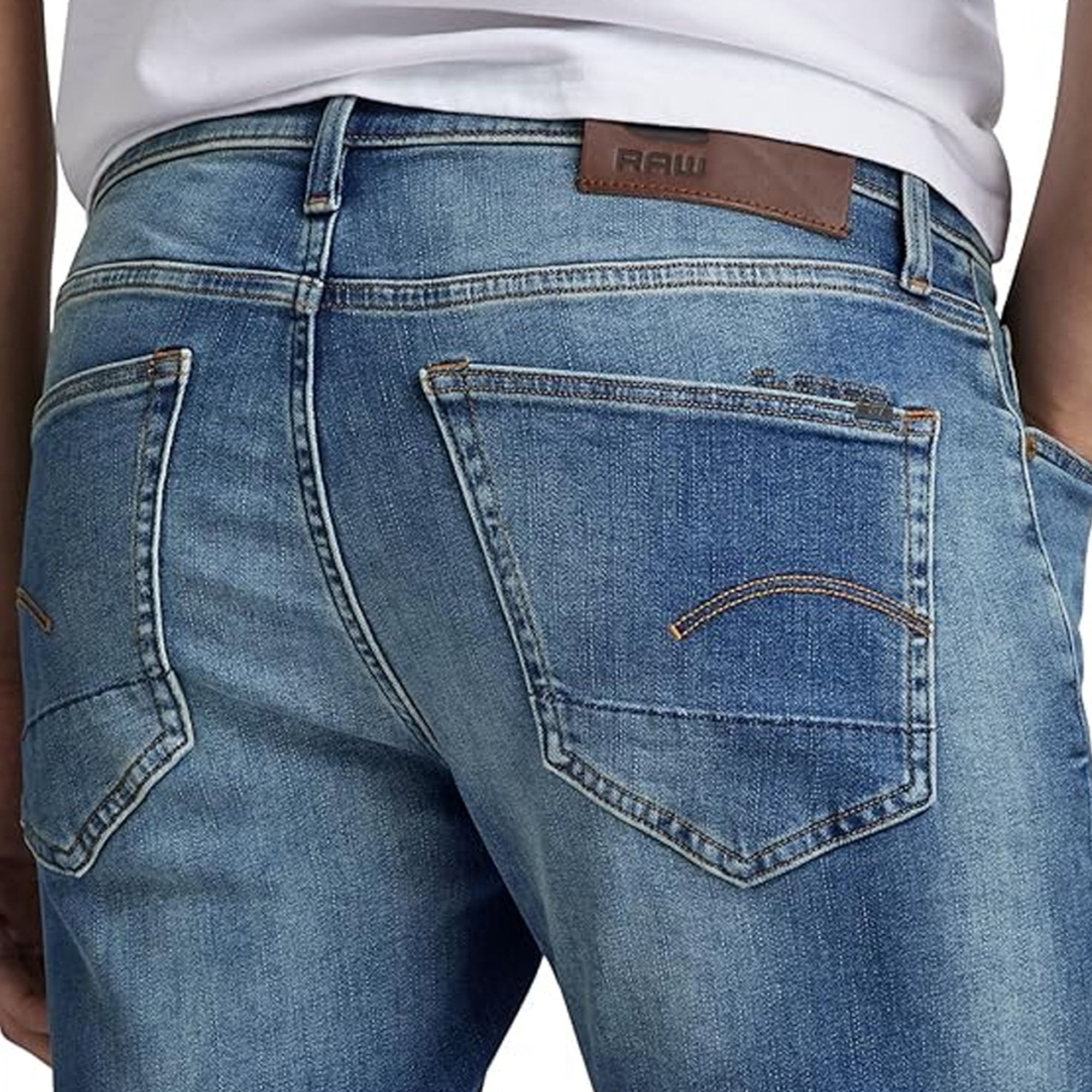 GStar 3301 Slim Vintage Medium Aged Blue Jeans 51001 8968 2965 43