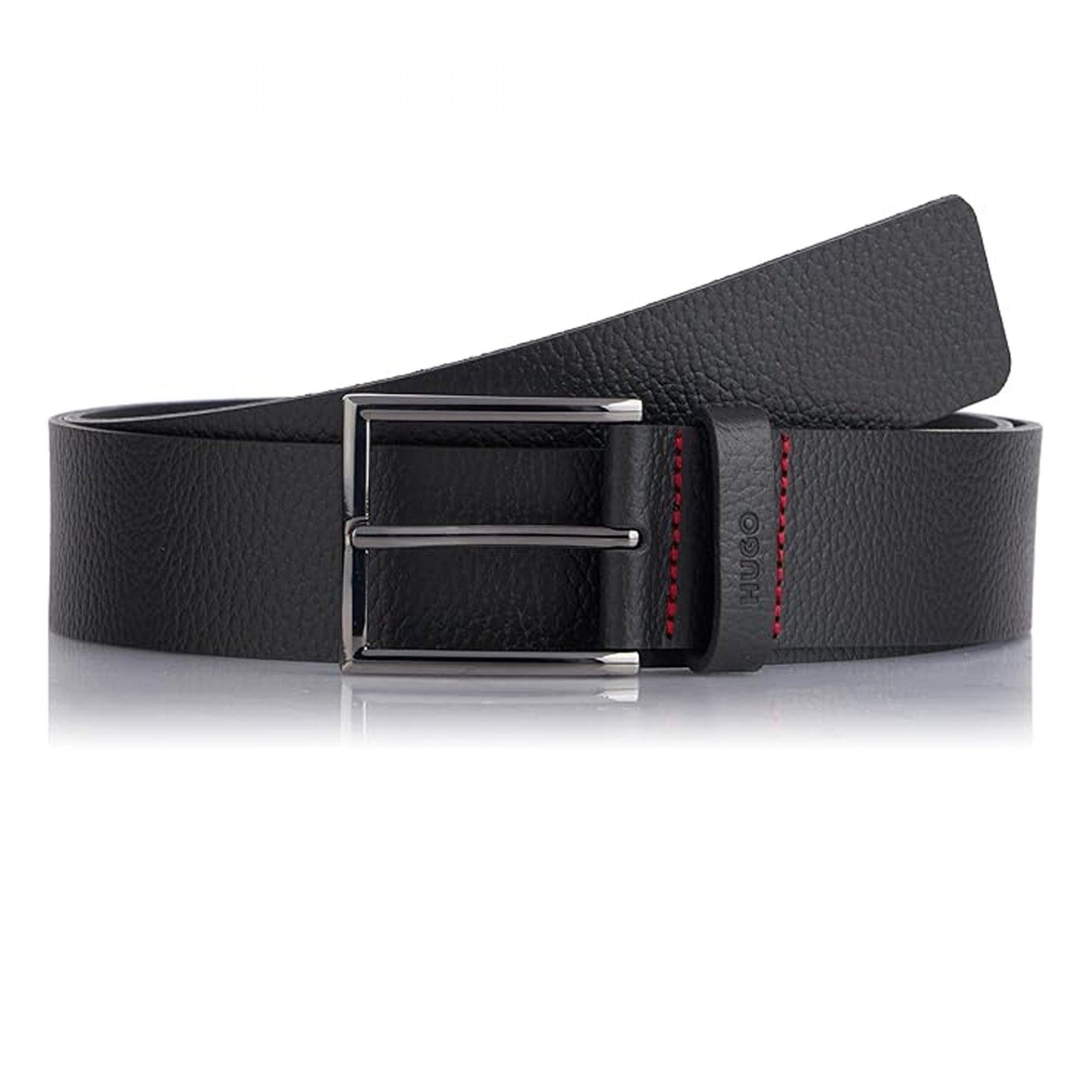 Hugo Boss Giaspo-Gr_Sz40 Black 002 Leather Belt 50471562