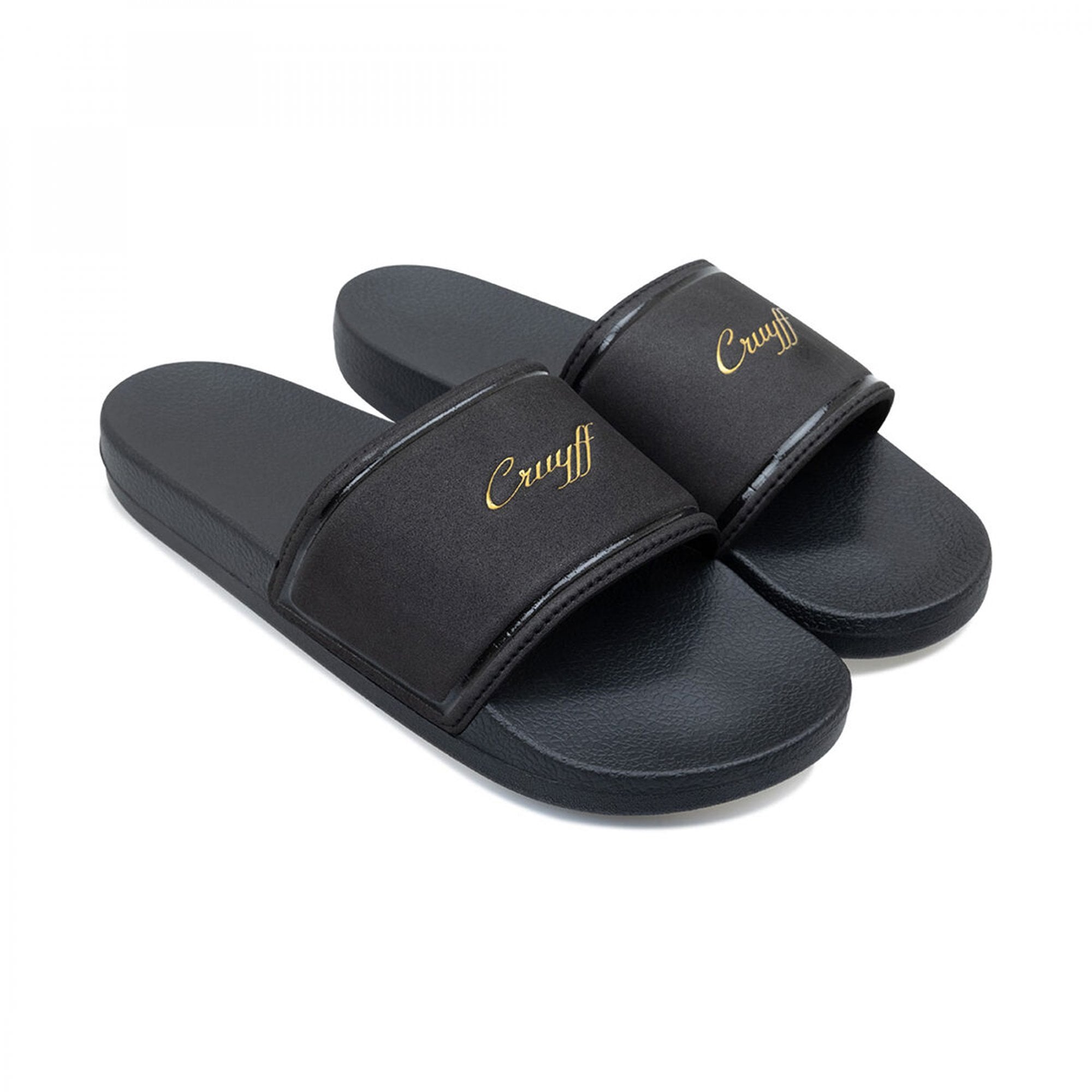 Cruyff Scripto Slide Black/Gold Slide Sandals CC242280
