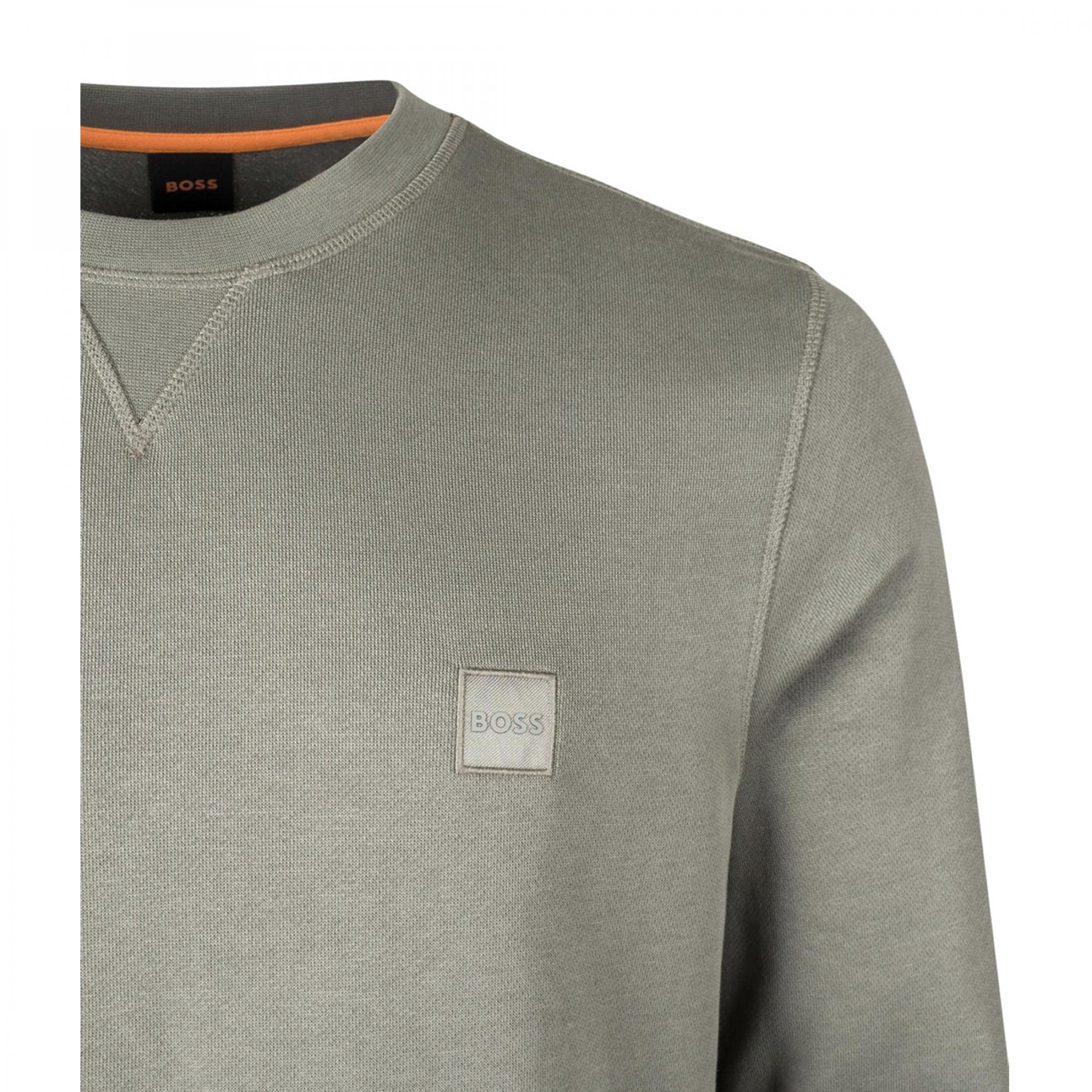 Hugo Boss Westart Crew Neck Sweatshirt Open Grey 076 50509323