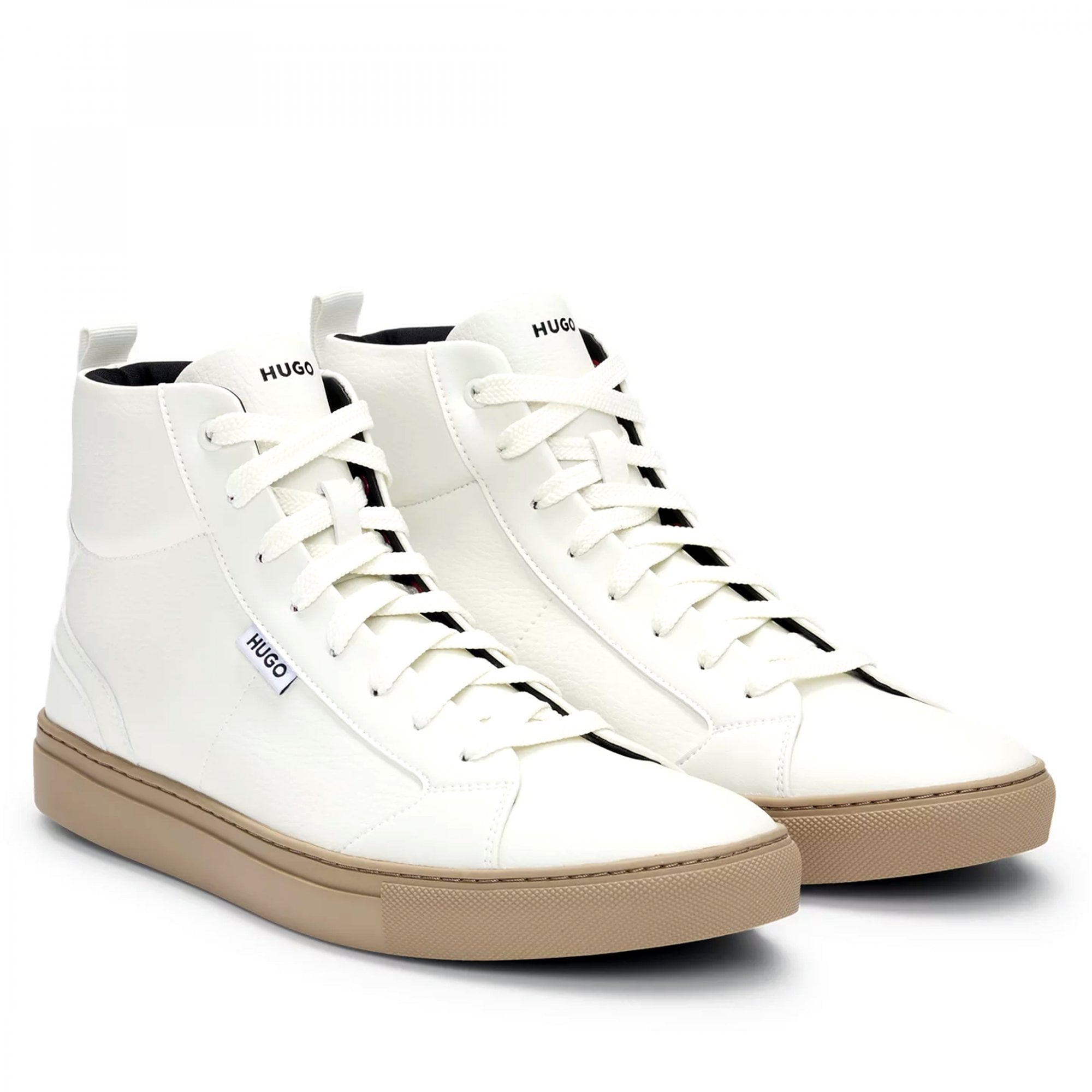 Hugo Boss Morrie_Hito_grpu Hi-Top Trainers Open White 112 50529867
