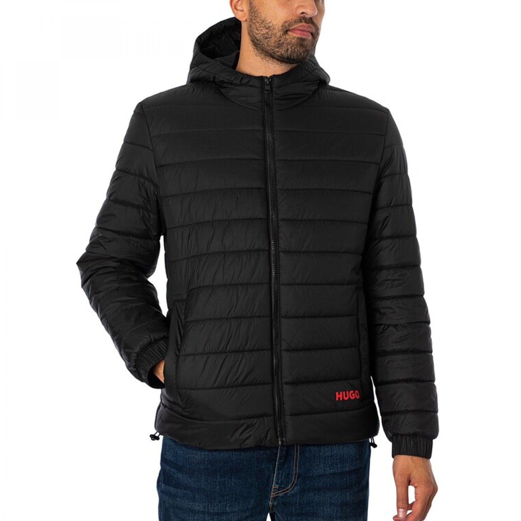 Hugo Brent2441 Black Hooded Puffer Jacket 001 50518785