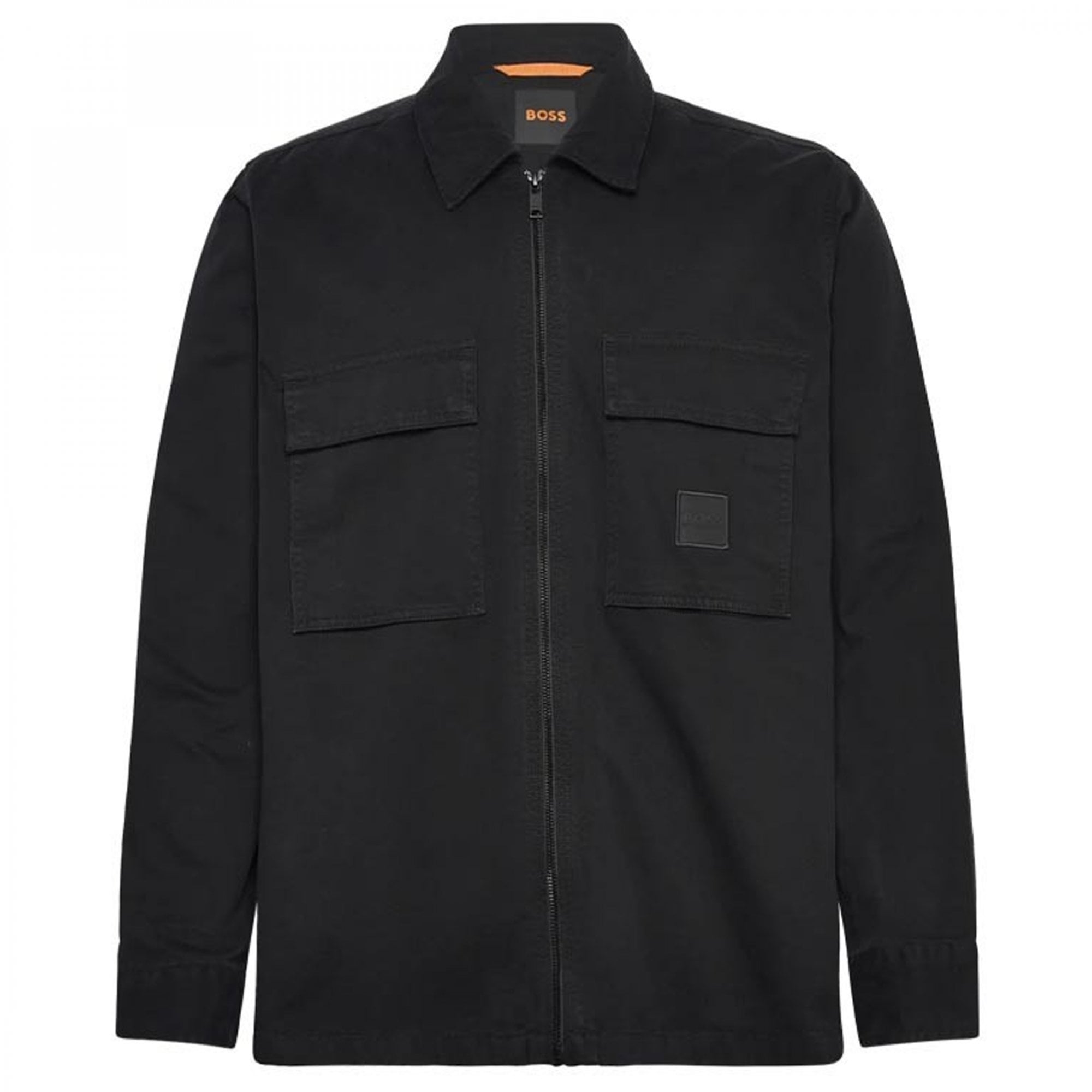 Hugo Boss Lovel-zip_13_M Zip Up Overshirt Jacket Black 001 50524725