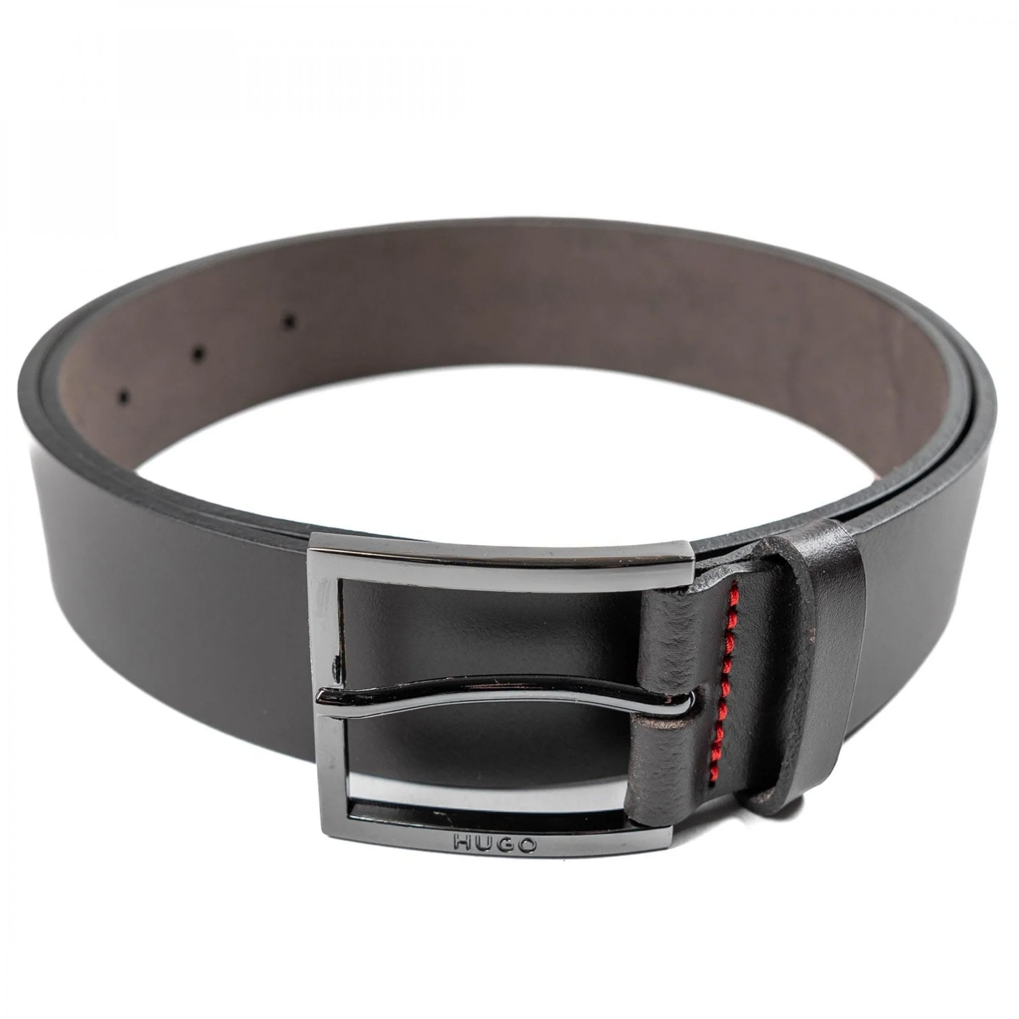 Hugo Boss Geek_SZ35 Dark Brown 202 Leather Belt 50496596