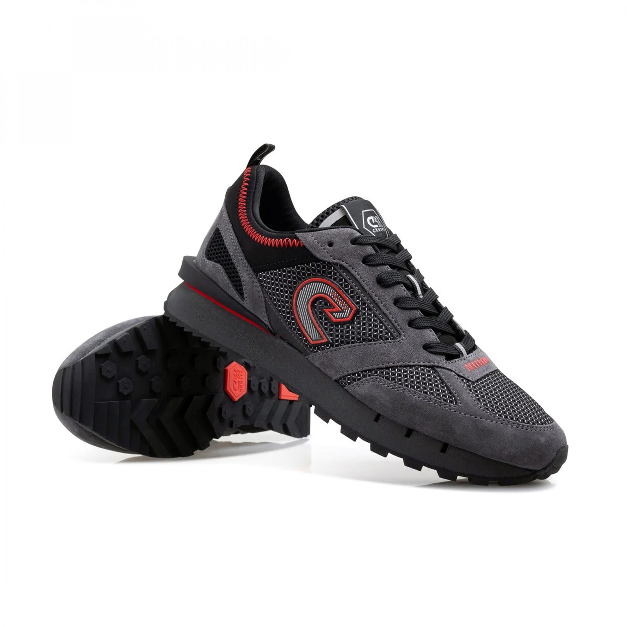Cruyff Altius Black/Red Trainers CC241011