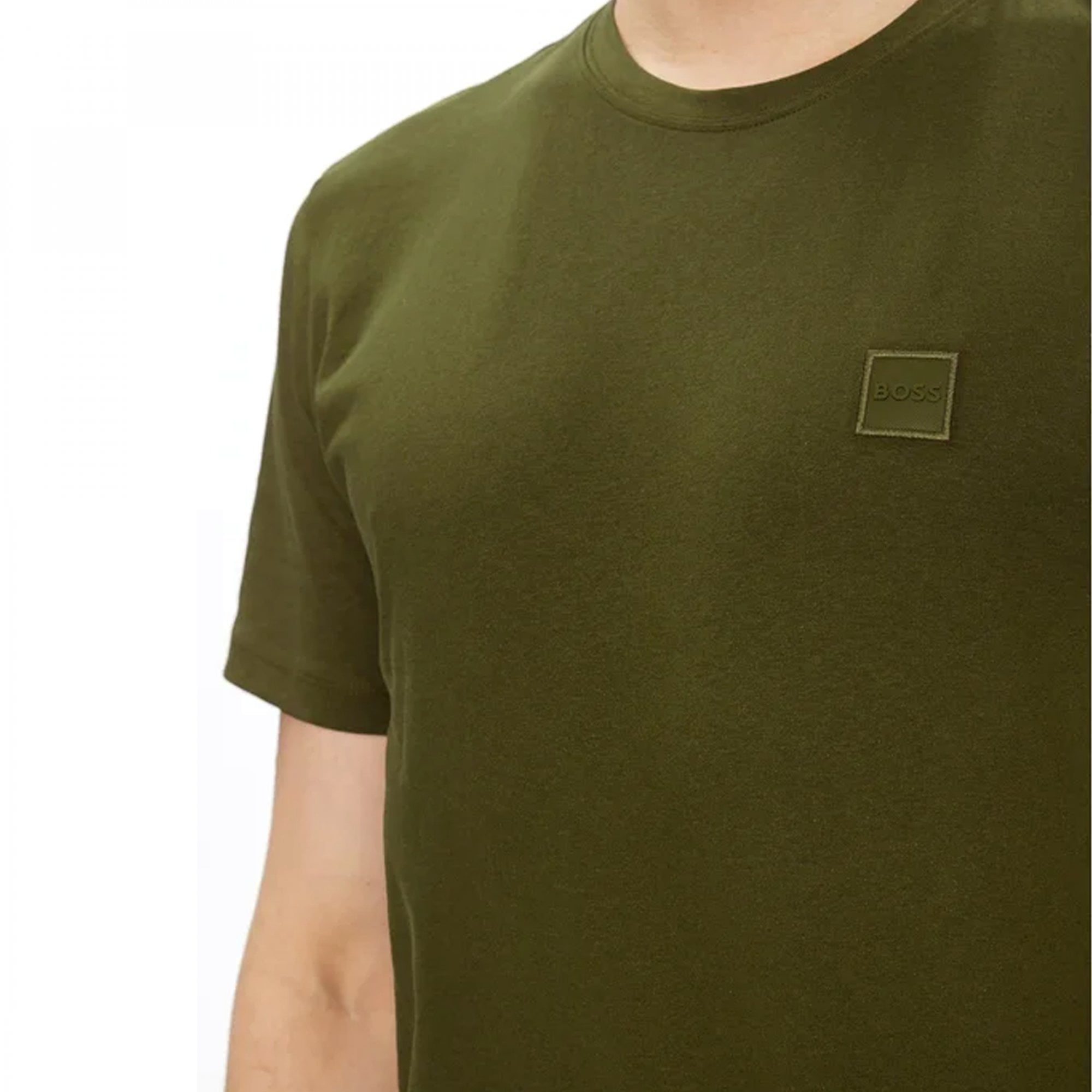 Hugo Boss Tales Plain T-Shirt Open Green 368 50508584