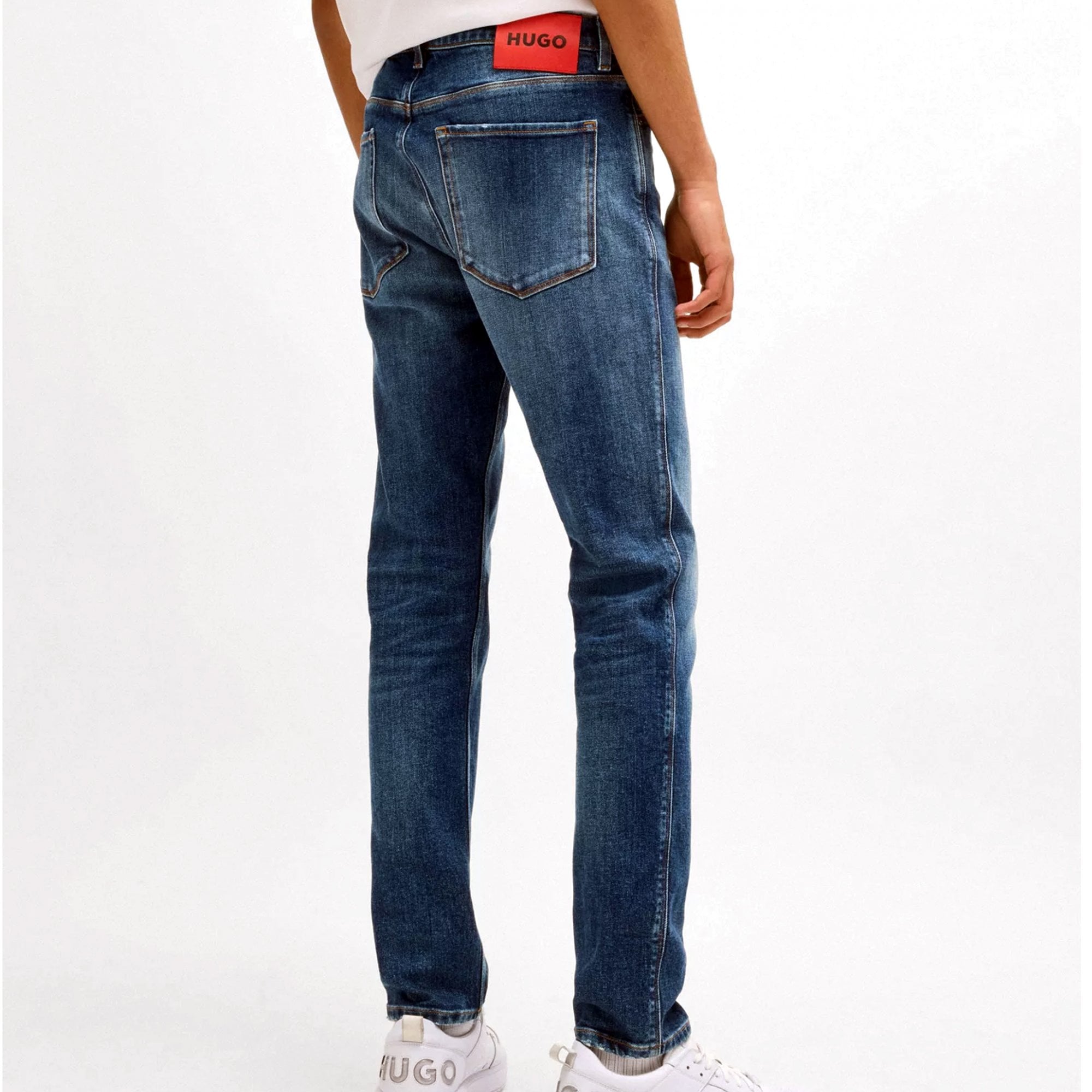 Hugo 734 Washed Blue Extra Slim Fit Jeans 426 50522138