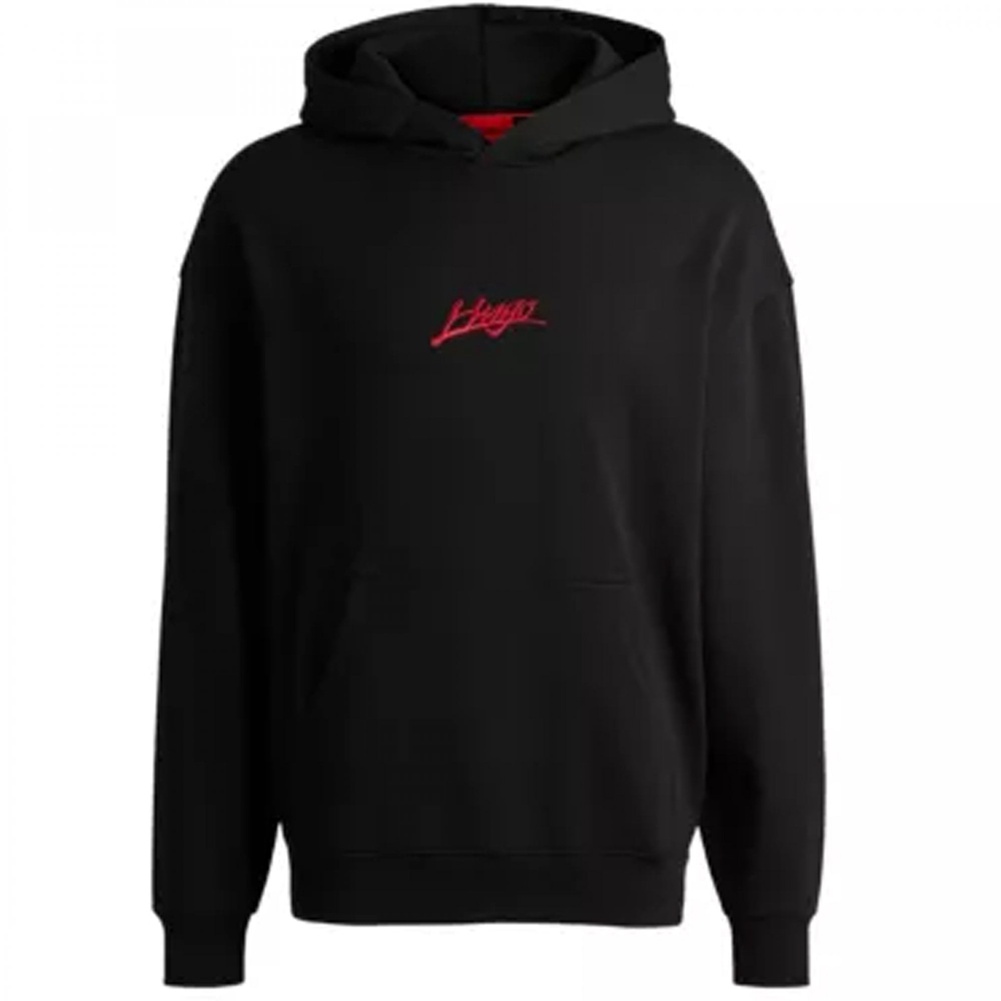 Hugo Dlogolong Overhead Hoody Sweatshirt Black 001 50521070