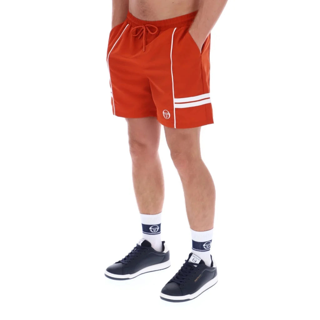 SERGIO TACCHINI ROMOLO SWIM SHORTS ROOIBOS TEA/GARDENIA