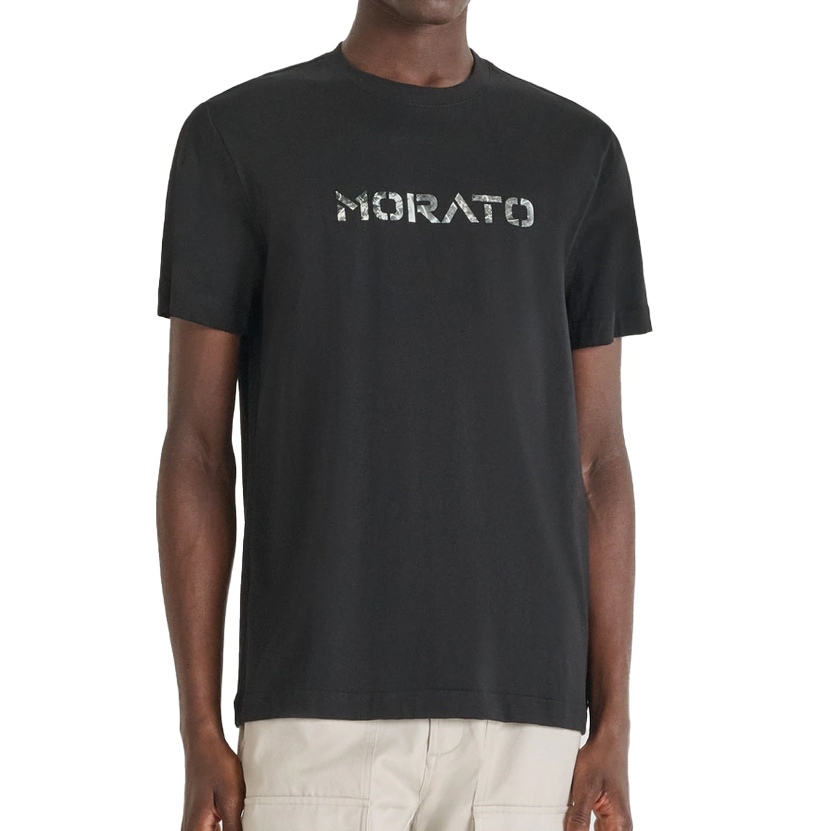 ANTONY MORATO 3D GRAPHIC LOGO BLACK T-SHIRT MMKS02562