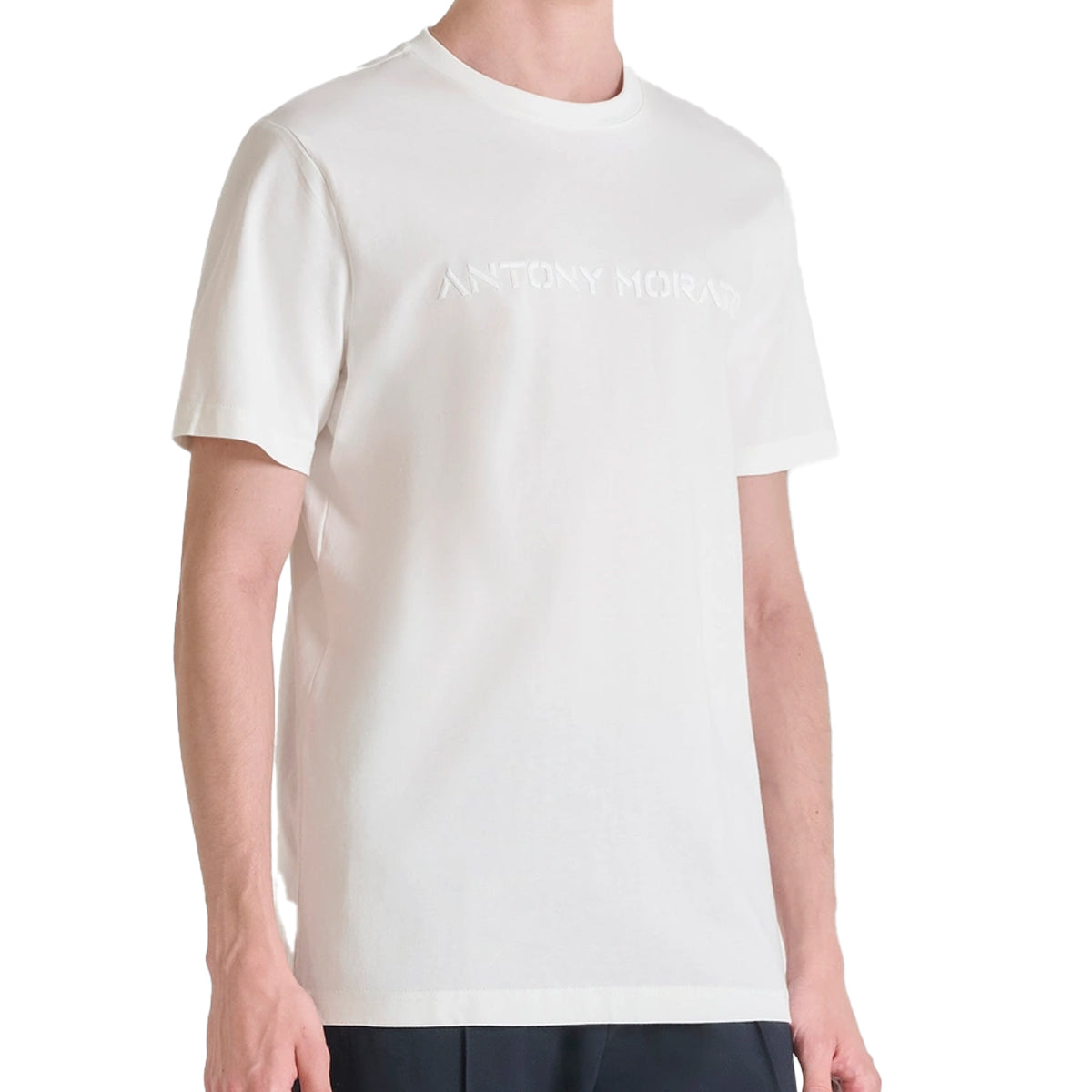 ANTONY MORATO 3D LOGO CREAM T-SHIRT MMKS02567