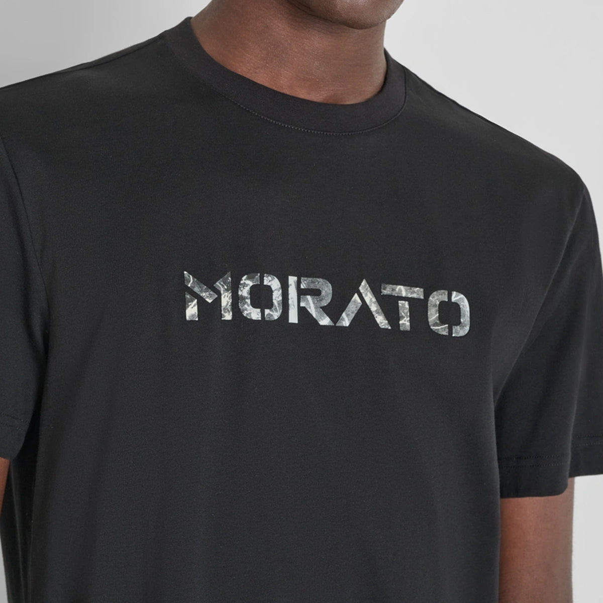 ANTONY MORATO 3D GRAPHIC LOGO BLACK T-SHIRT MMKS02562