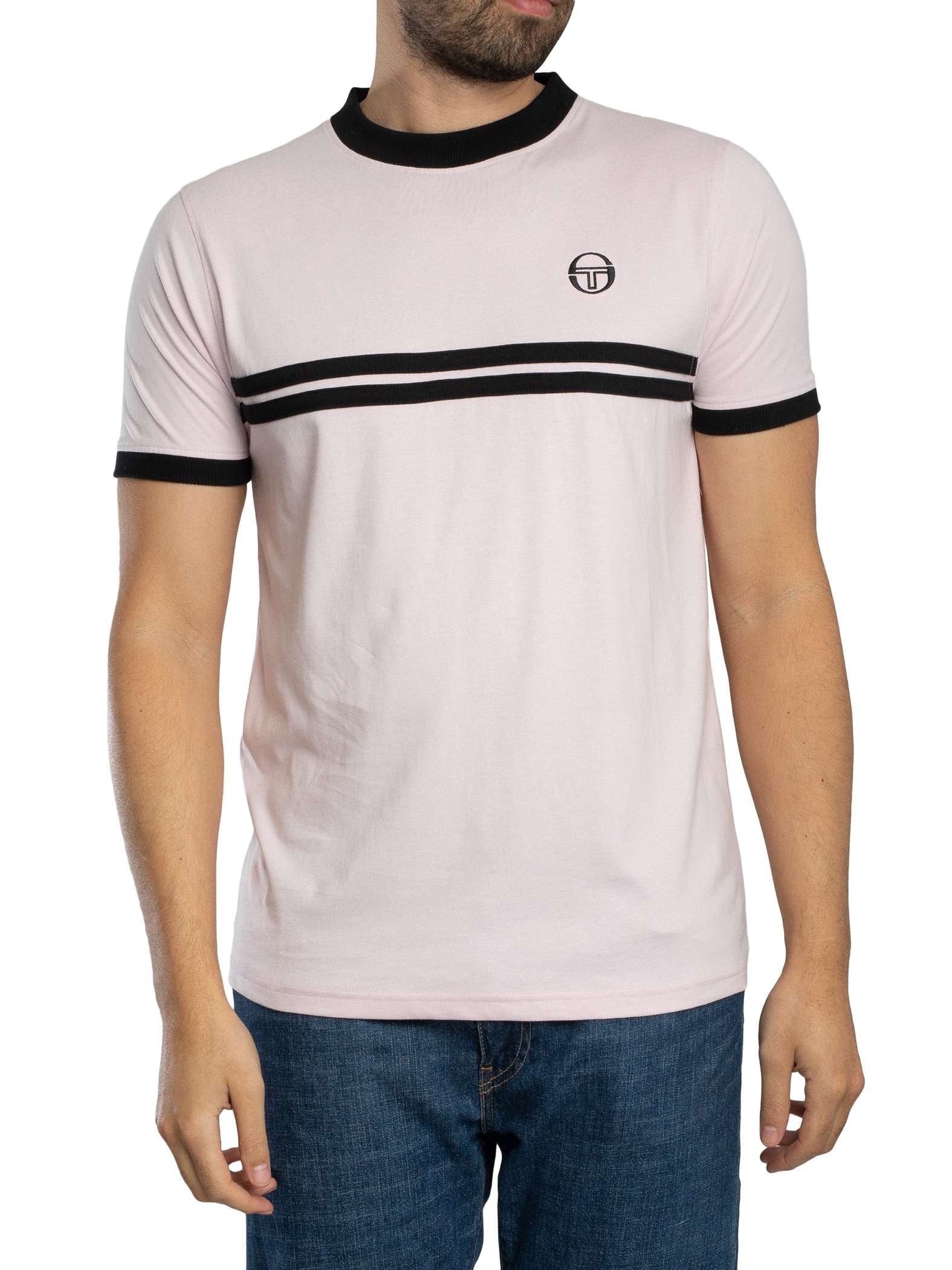 SERGIO TACCHINI SUPERMAC T-SHIRT LILAC/BLACK