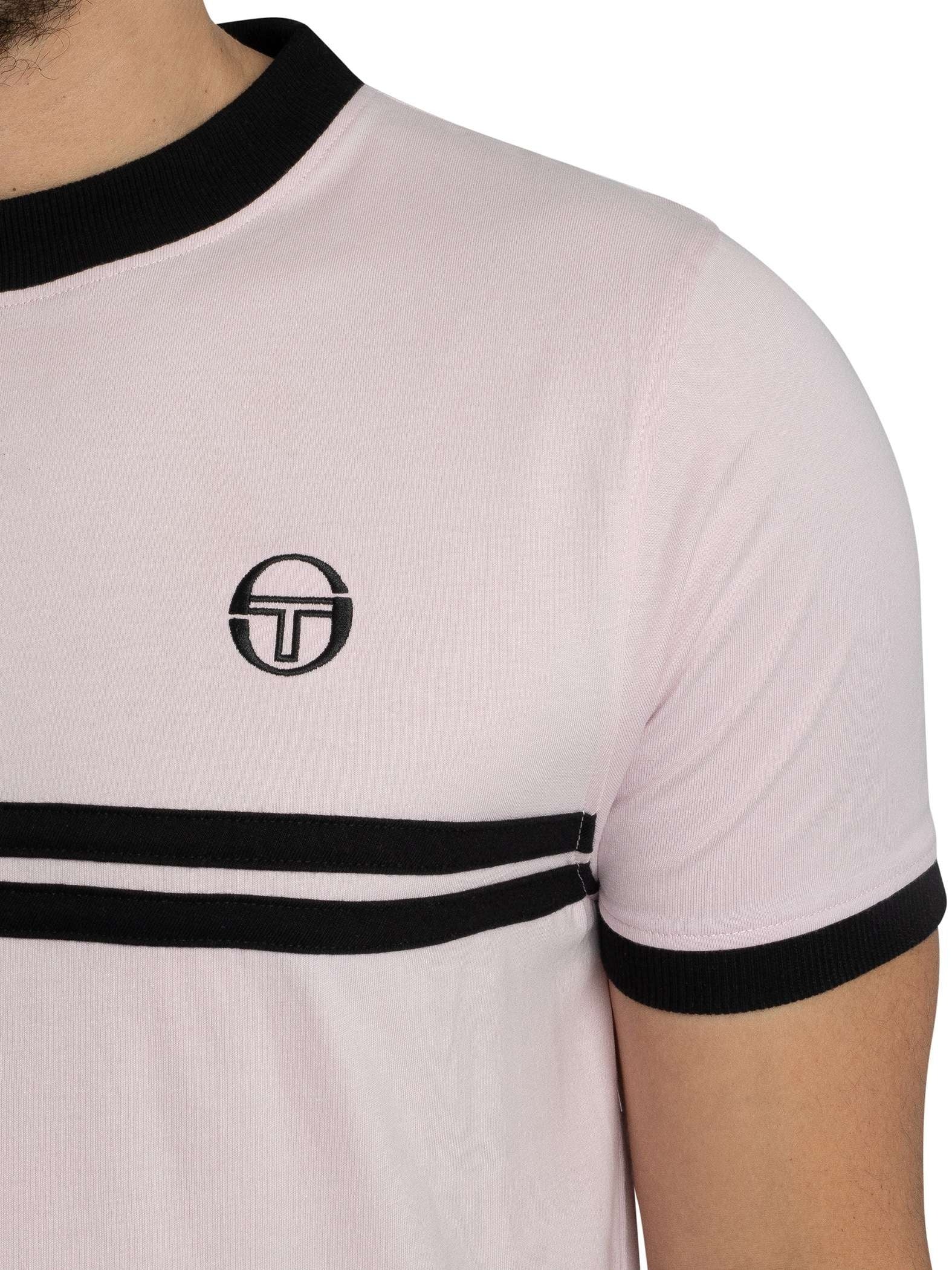 SERGIO TACCHINI SUPERMAC T-SHIRT LILAC/BLACK