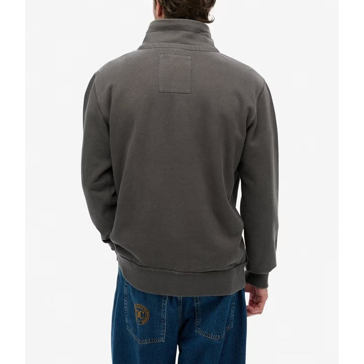 SUPERDRY ATHLETIC SD CO HALF ZIP SWEATSHIRT SHADOW GREY ZSQ