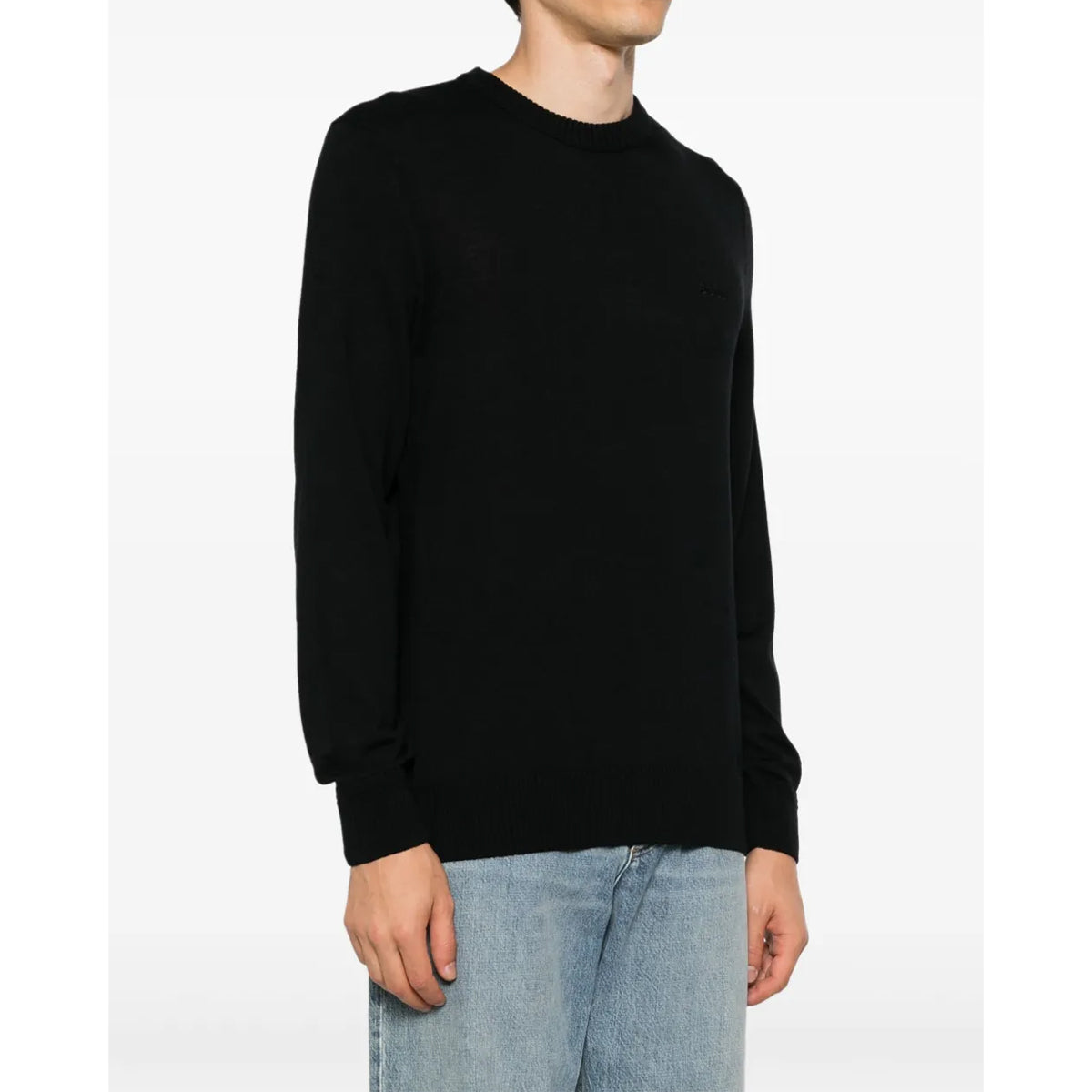 HUGO BOSS AVAC_C CREW NECK JUMPER BLACK 001 50501762