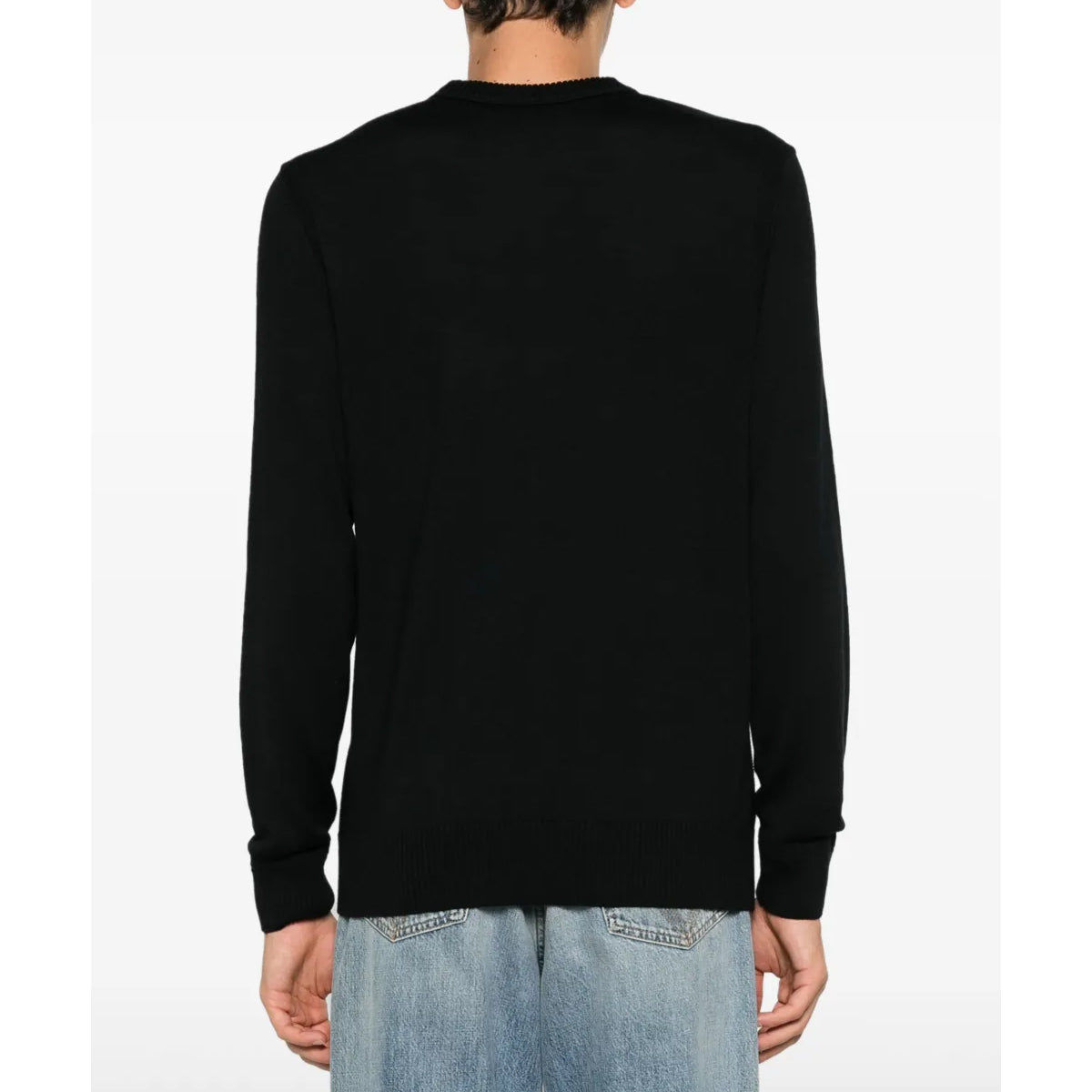 HUGO BOSS AVAC_C CREW NECK JUMPER BLACK 001 50501762