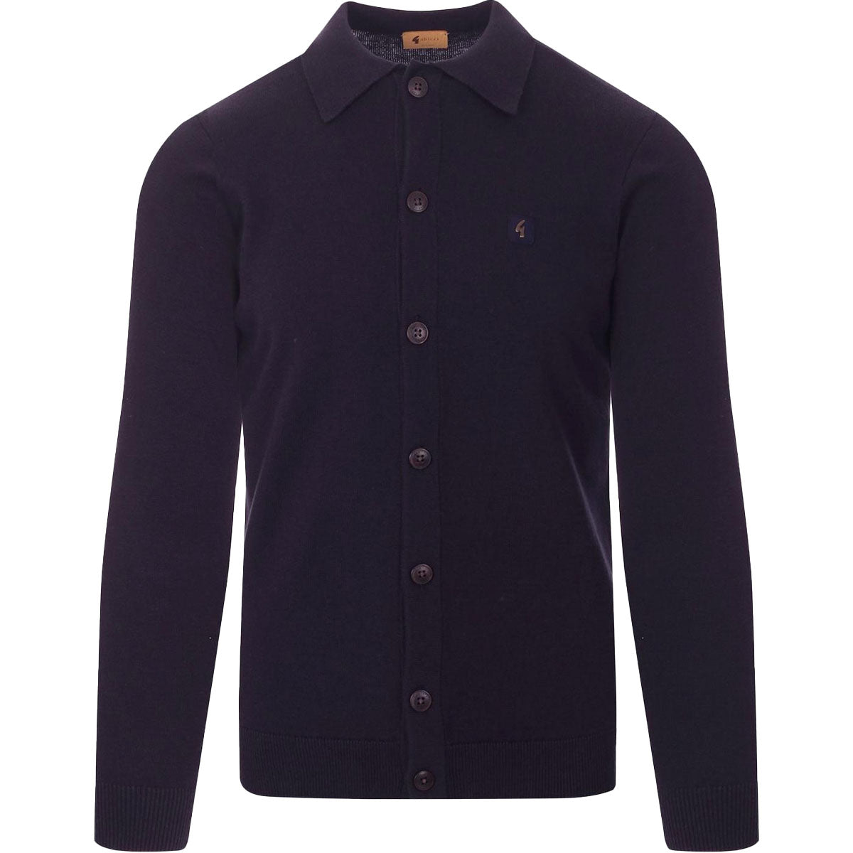 GABICCI	AZIMA NAVY BUTTON UP COLLAR KNIT JUMPER