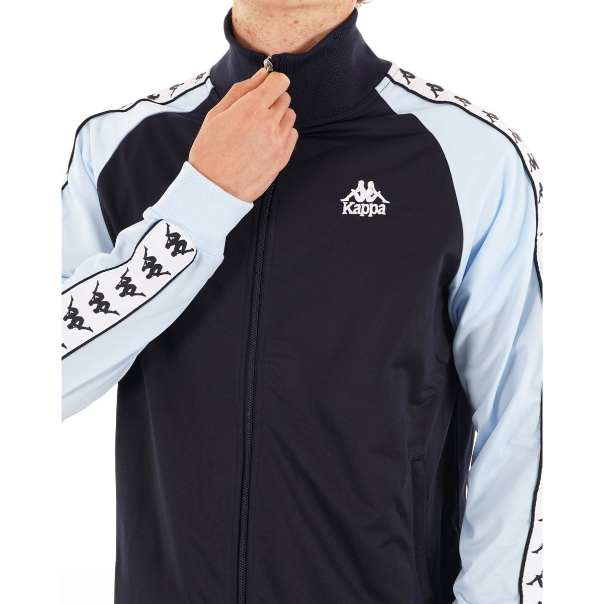 KAPPA BANDA URIAH NAVY/AZURE ICE TRACK TOP