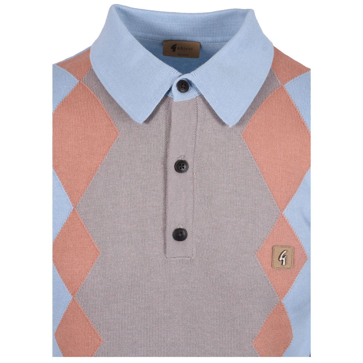 GABICCI	BOND AZURE BLUE S/S POLO V54GM02