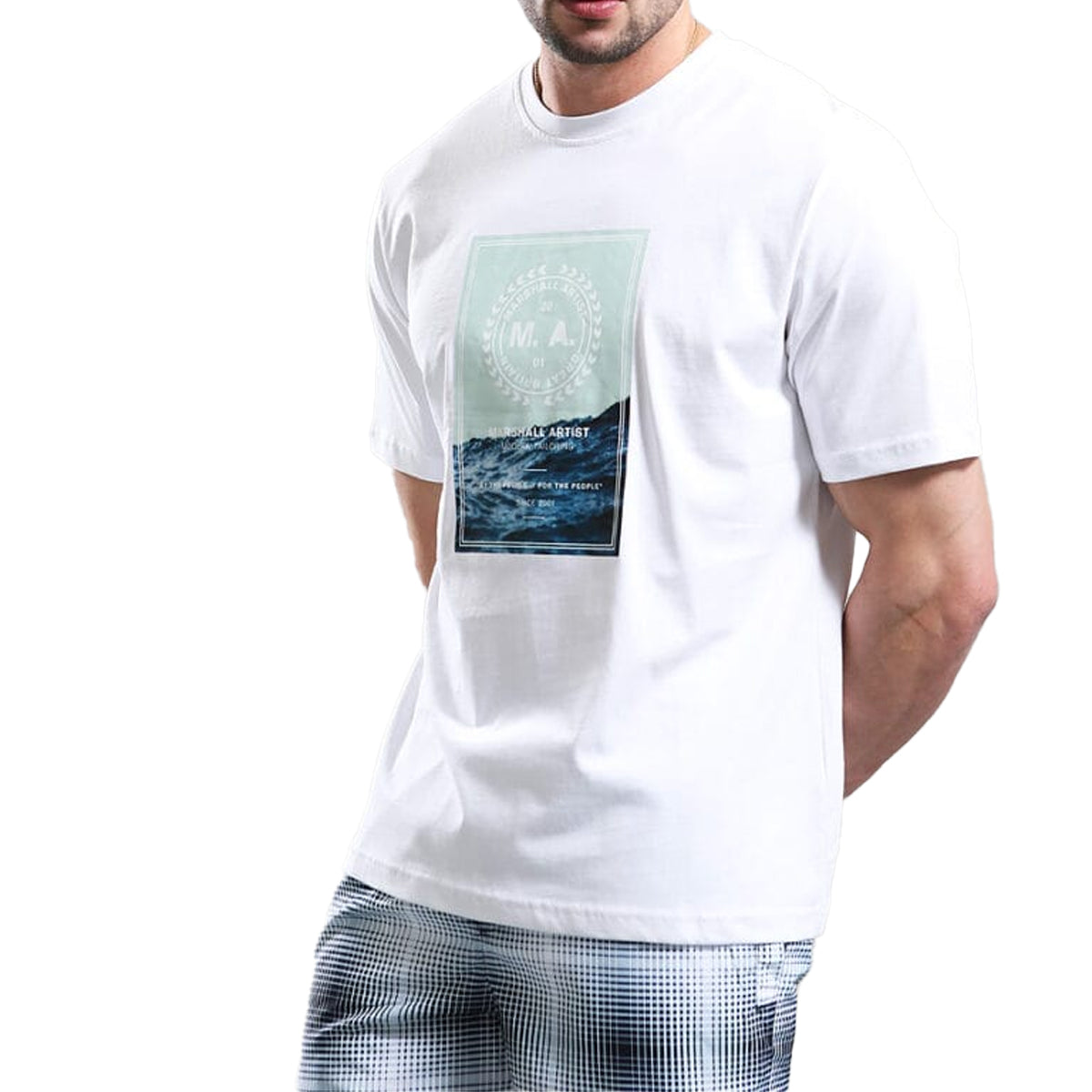 MARSHALL ARTIST CANUTE WHITE T-SHIRT