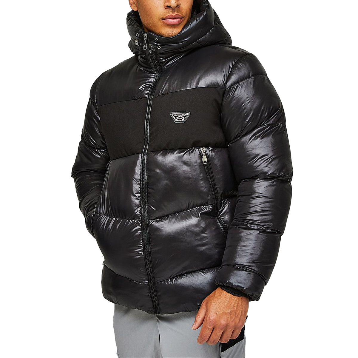ALESSANDRO ZAVETTI CATRIO 2.0 BLACK PUFFER JACKET