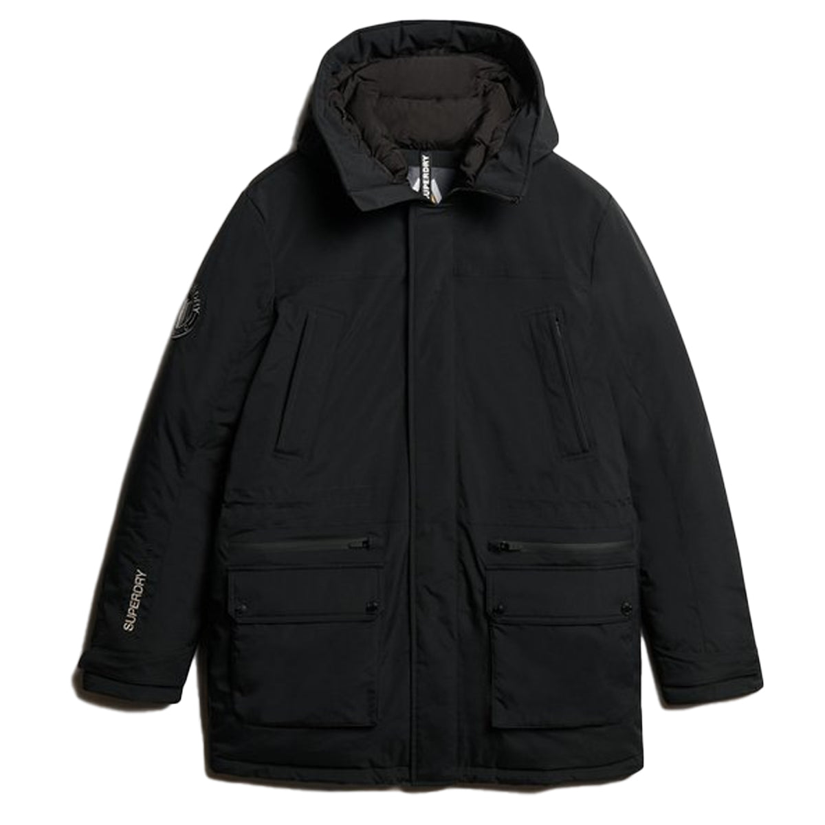 SUPERDRY CITY PADDED PARKA BLACK JACKET