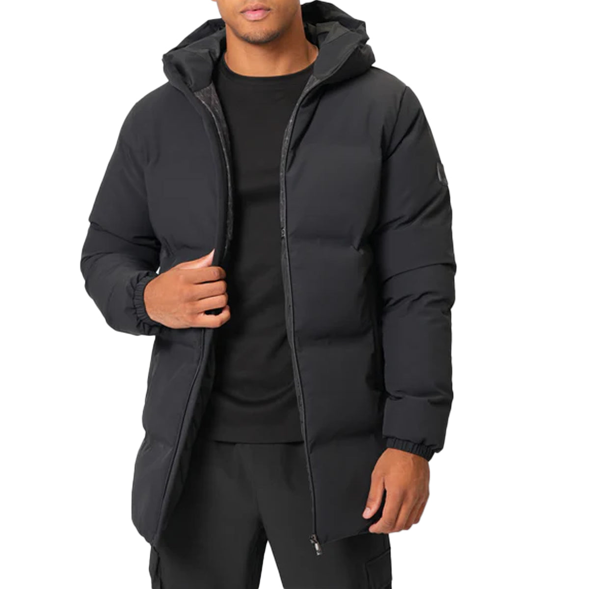VALERE CLEAN 3/4 LENGTH BLACK JACKET