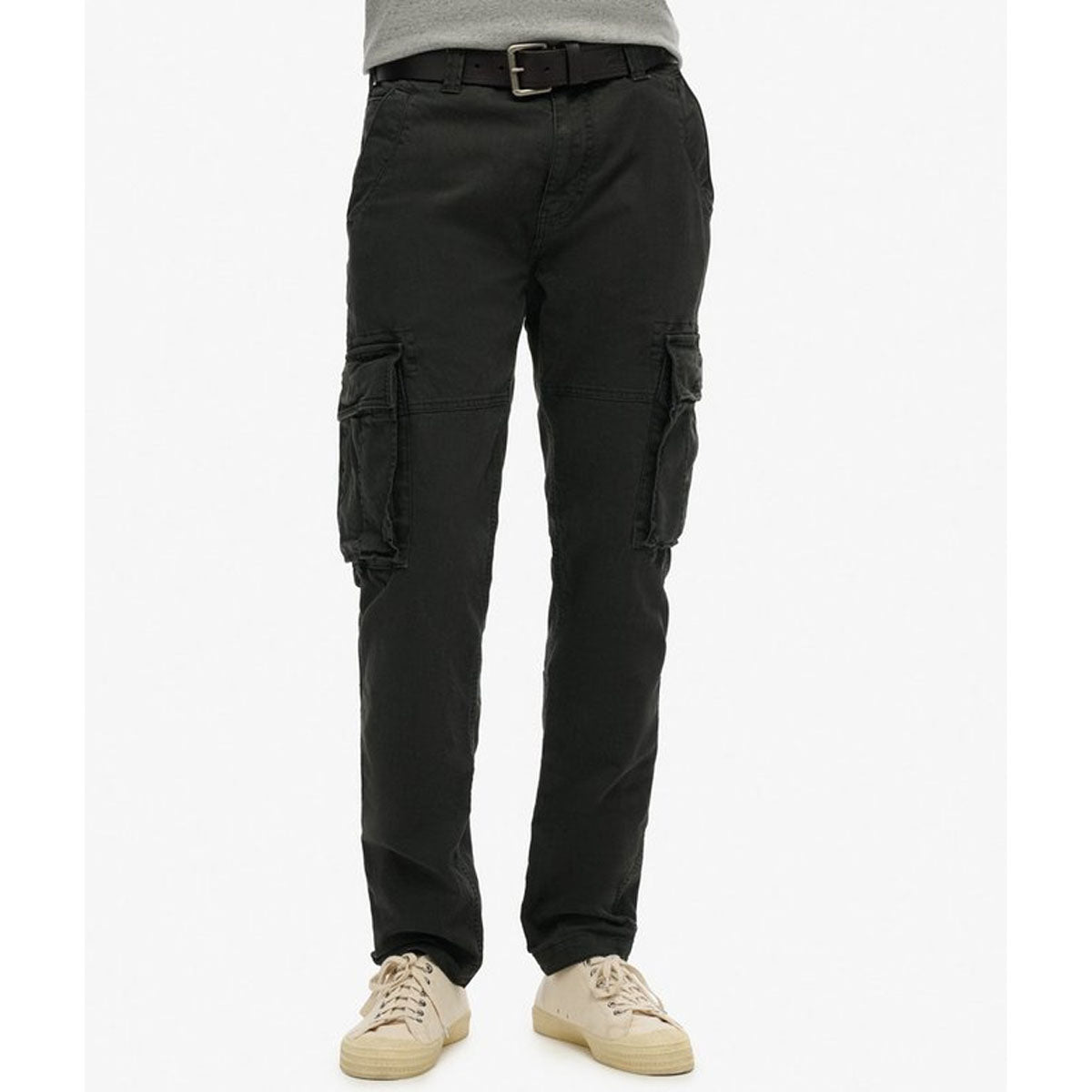 SUPERDRY CORE CARGO PANT WASHED BLACK AFB