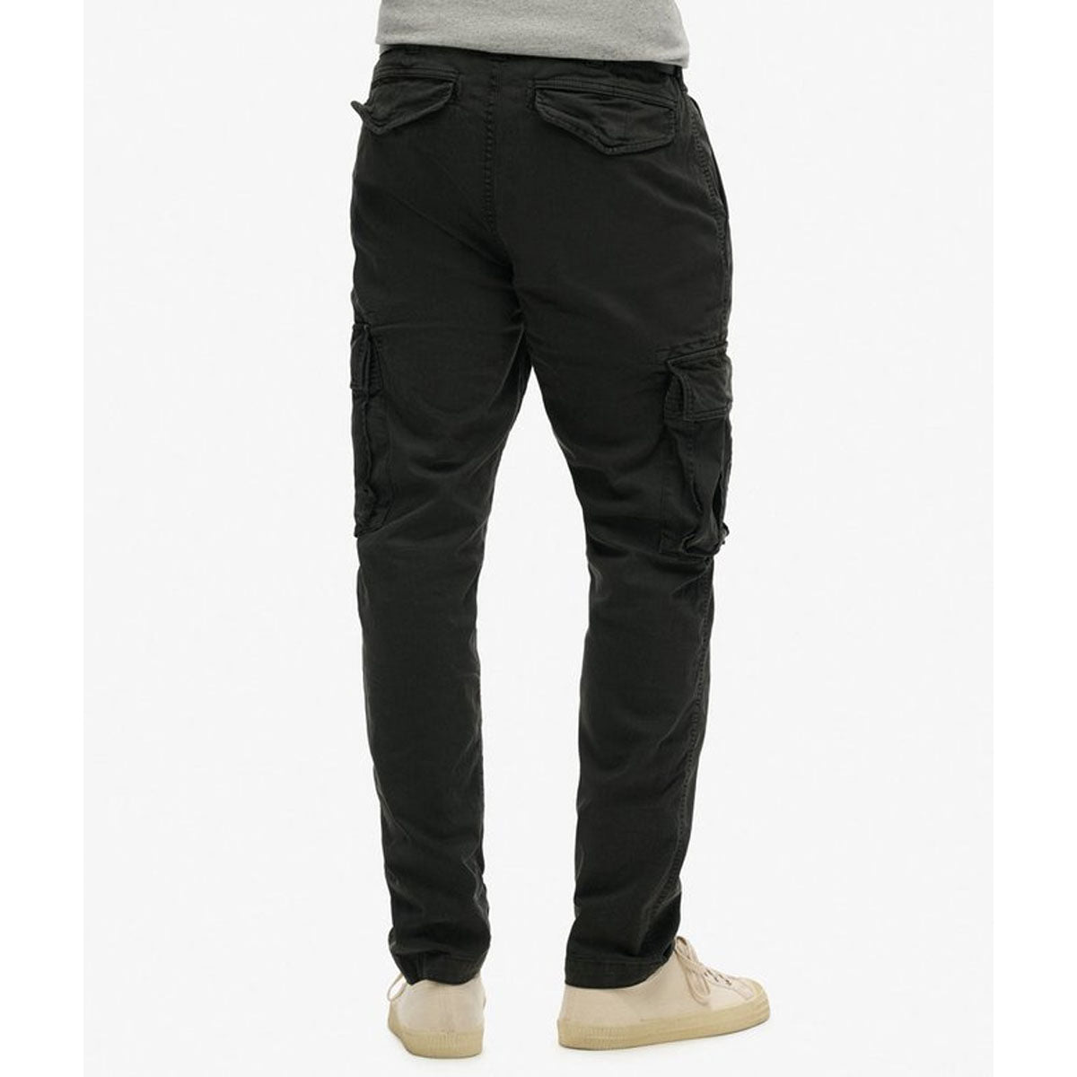 SUPERDRY CORE CARGO PANT WASHED BLACK AFB