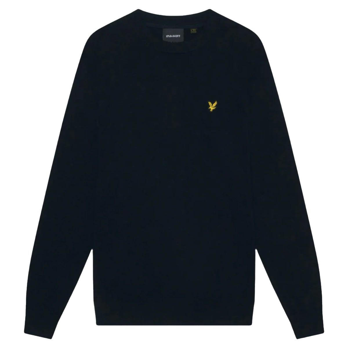 LYLE & SCOTT COTTON MERINO NAVY CREW NECK JUMPER KN2110VC
