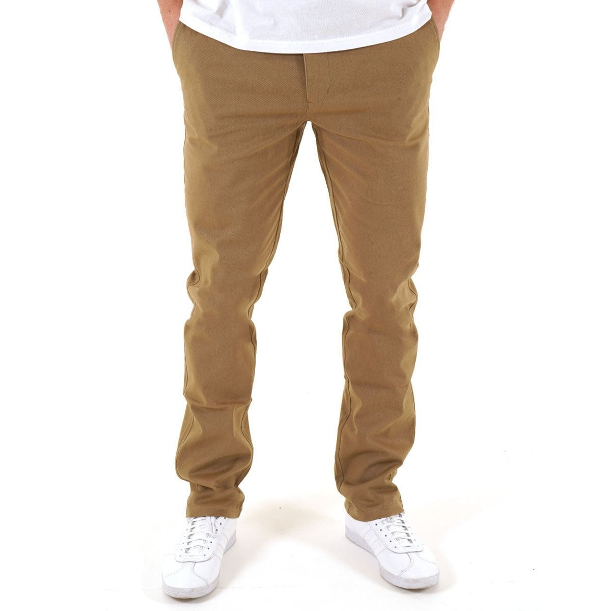 GABICCI	CURTIS CAMEL CHINO TROUSERS