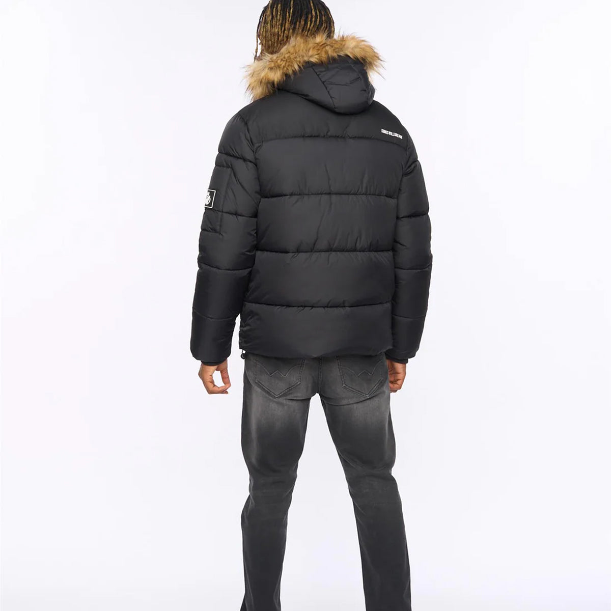 KINGS WILL DREAM CURVLAY BLACK PARKA