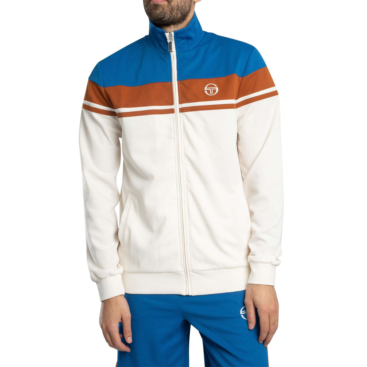 SERGIO TACCHINI DAMARINDO NAUTICAL BLUE TRACK TOP