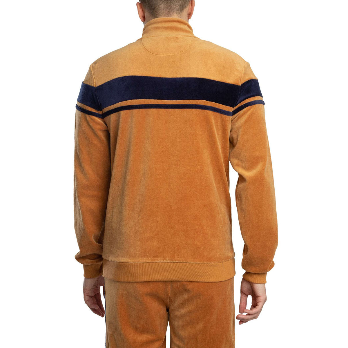 SERGIO TACCHINI DAMARINDO ALMOND VELOUR TRACK TOP