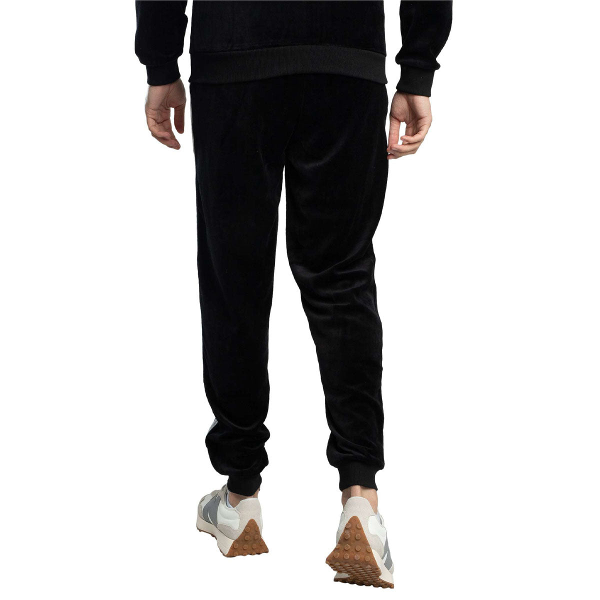 SERGIO TACCHINI DAMARINDO BLACK VELOUR TRACK PANT