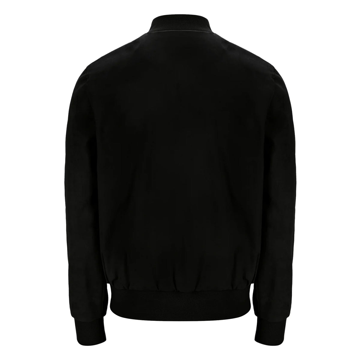 FILA DEAN FULL ZIP FAUX SUEDE JACKET BLACK