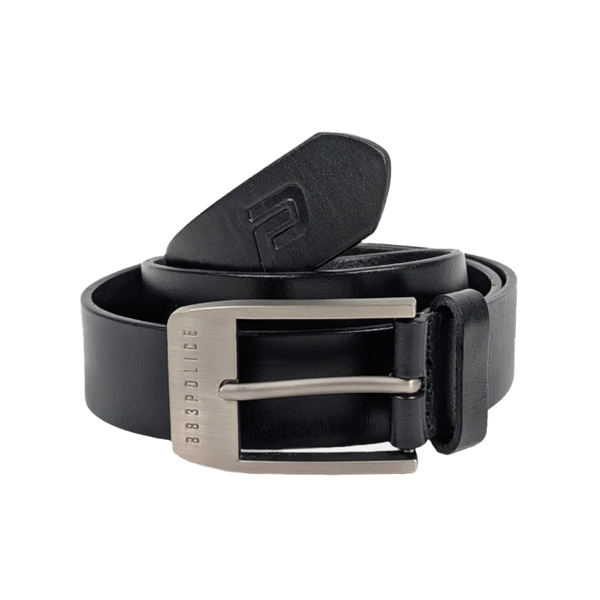 883 POLICE DENLES BLACK LEATHER BELT