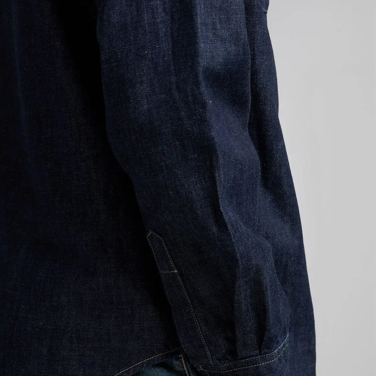 REPLAY DOUBLE POCKET DARK BLUE DENIM SHIRT M4124