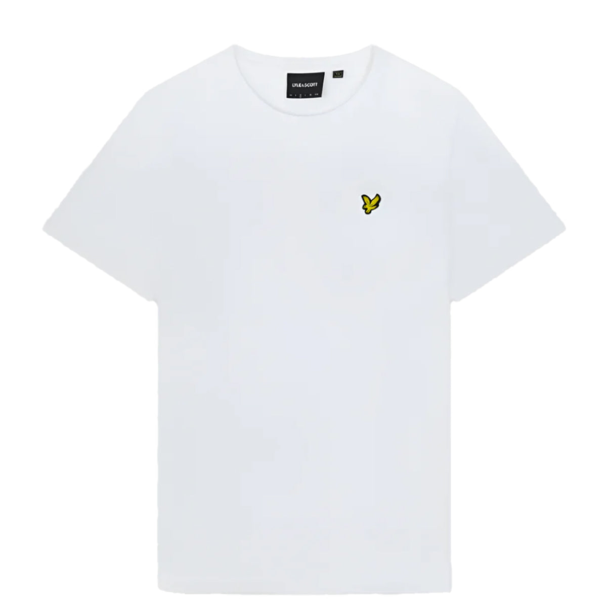 LYLE & SCOTT EAGLE LOGO WHITE PLAIN T-SHIRT TS400VOG