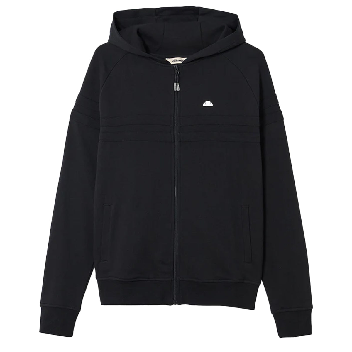 ELLESSE RIMELLA FULL ZIP BLACK HOODY