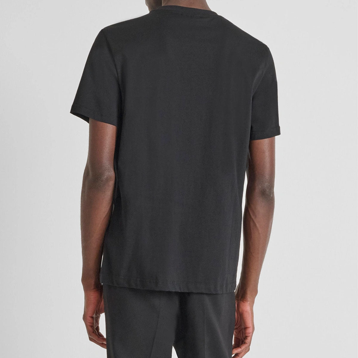 ANTONY MORATO EMBOSSED LOGO BLACK T-SHIRT MMKS02568