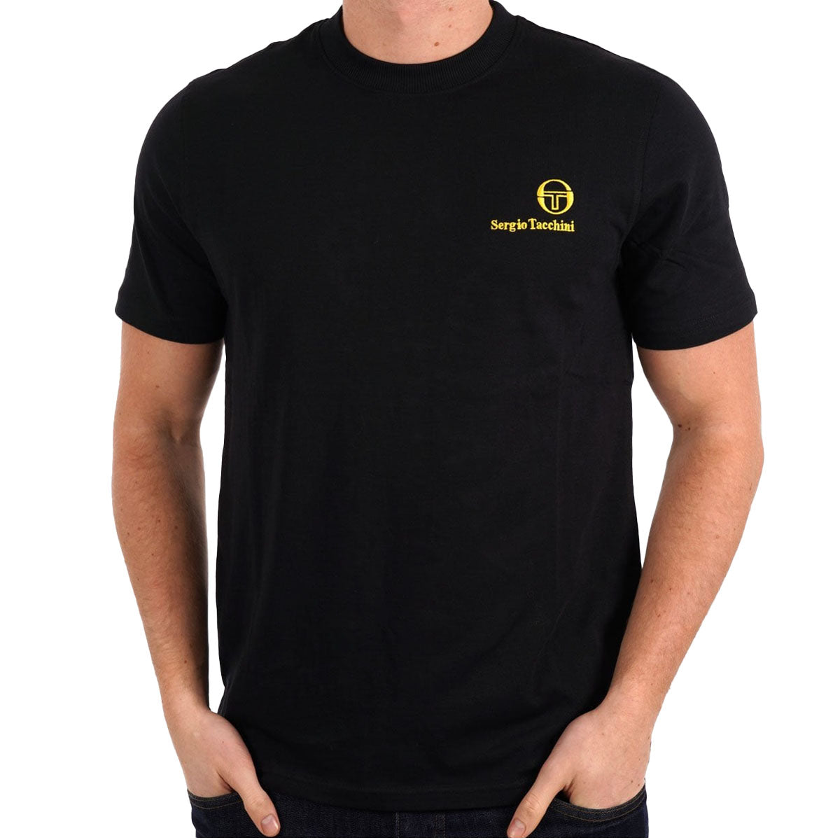 SERGIO TACCHINI FELTON BLACK T-SHIRT