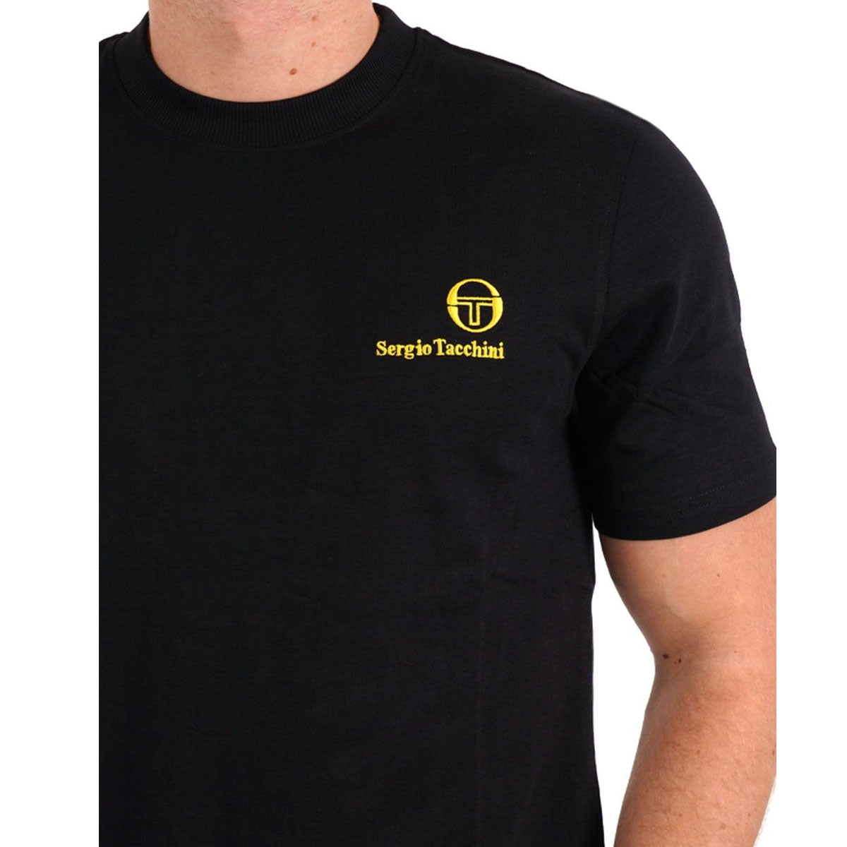 SERGIO TACCHINI FELTON BLACK T-SHIRT